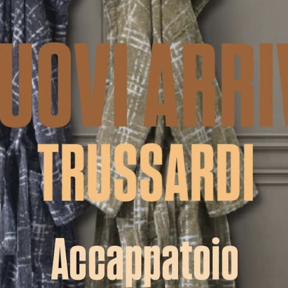 trussardi accappatoio